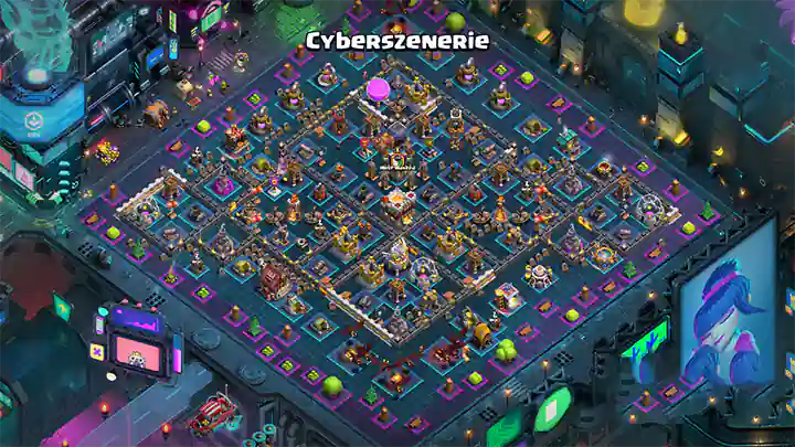 Clash of Clans Juli Saison 2025 - CyberClash 57 Cyberszenerie - Juli 2025 - Clash of Clans 03