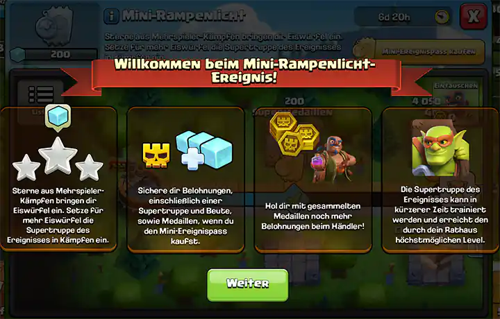 Mini Spotlight Evenement Juli 2025 - Clash of Clans 2 Mini Spotlight Evenement Juli 2025 - Clash of Clans