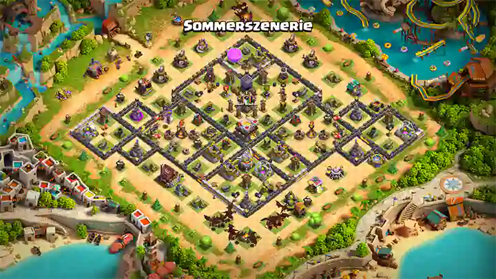 Mini Spotlight Evenement Juli 2025 - Clash of Clans 39 SOMMERSZENERIE