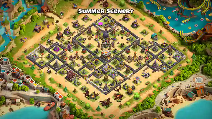 Mini Spotlight Event July 2025 - Clash of Clans 39 Summer Scenery