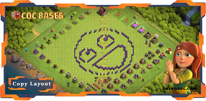 Top Troll Base TH7 with Link, Funny Layout - Clash of Clans (298) 3 Top Troll Base TH7 with Link, Funny Layout - Clash of Clans (298)