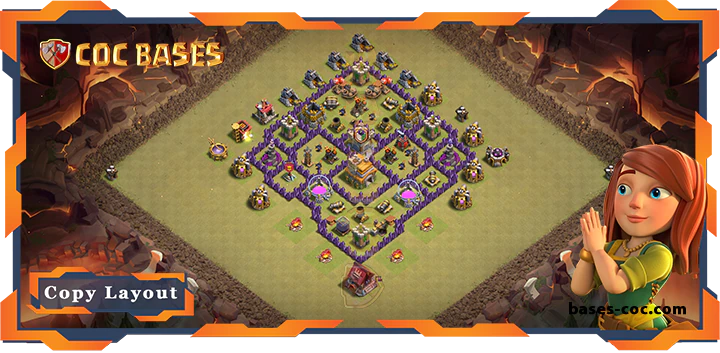 Top War Base TH7 with Link, Anti 2 Star, Anti Everything Layout - Clash of Clans (263) 2 Top War Base TH7 with Link, Anti 2 Star, Anti Everything Layout - Clash of Clans (263)