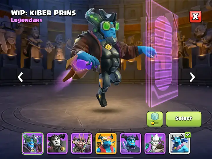 Clash of Clans Сезон июля 2025 – Кибер-Clash 61 WIP Kiber Prins - Cyberclash July Season 2025