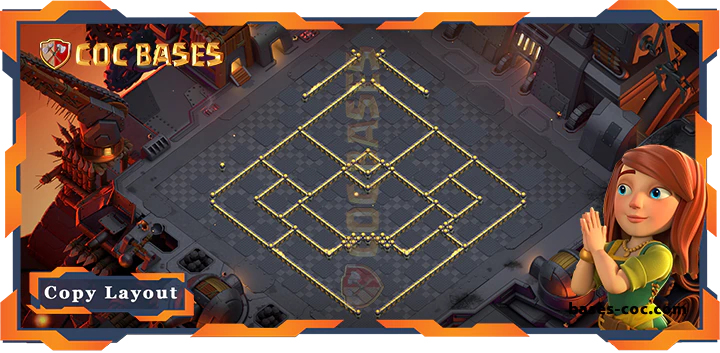 COC Bases Walls - Top War Base TH17 with Link, Anti AirElectro Dragon, Anti 3 Star Layout - Clash of Clans (188)