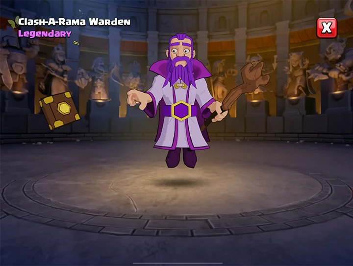 Clash A Rama Warden - Hero skin for Grand Warden of Season August 2025