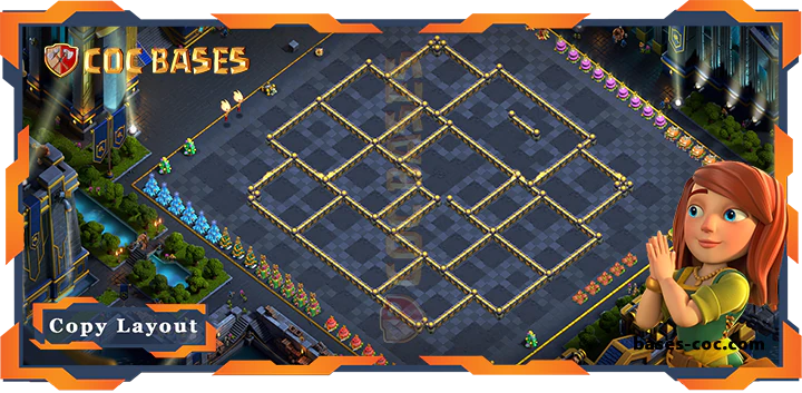 Coc bases Walls - Top Farming TH17 with Link, Anti 3 Star Layout - Clash of Clans (313)