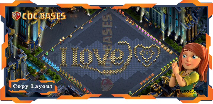 Coc bases Walls - Top Troll Base TH17 with Link, Funny Layout - Clash of Clans (215)