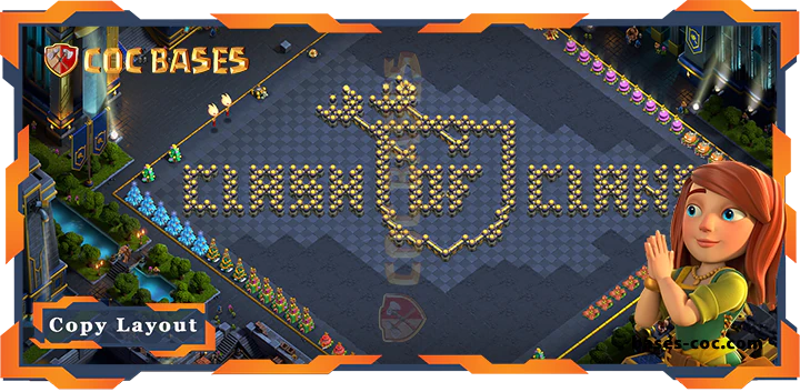 Coc bases Walls - Top Troll Base TH17 with Link, Funny Layout - Clash of Clans (242)