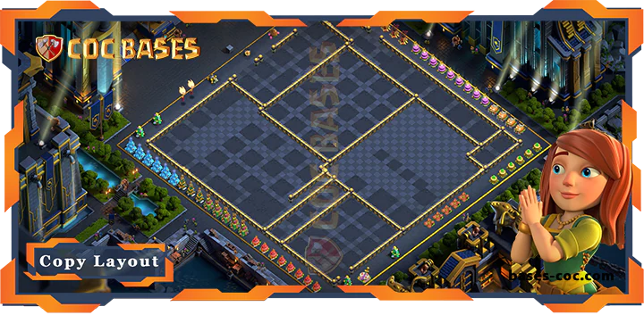 Coc bases Walls - Top Troll Base TH17 with Link, Funny Layout - Clash of Clans (315)