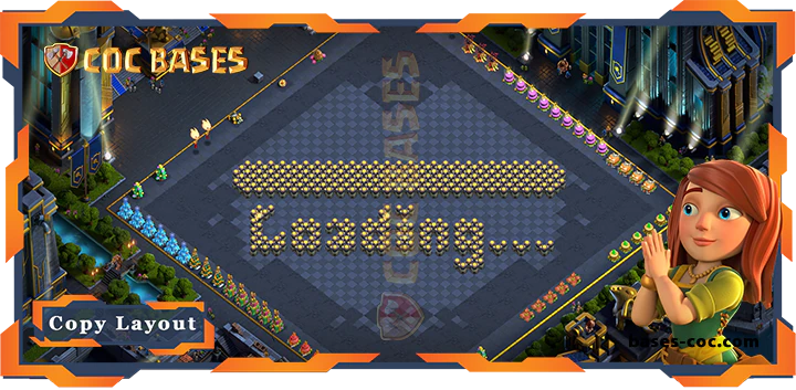 Coc bases Walls - Top Troll Base TH17 with Link, Funny Layout - Clash of Clans (330)