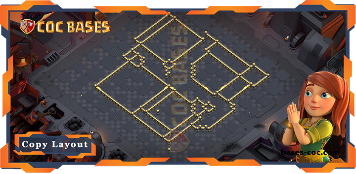 Coc bases Walls - Top War Base TH17 with Link, Anti 3 Star, Anti Everything Layout - Clash of Clans (259)