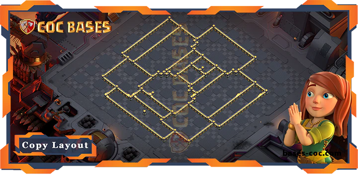 Coc bases Walls - Top War Base TH17 with Link, Anti Everything, Defense Layout - Clash of Clans (300)
