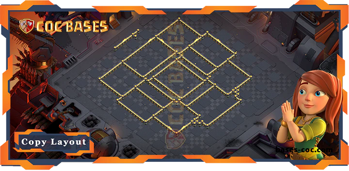 Coc bases Walls - Top War TH17 with Link, Defense, Anti Everything Layout - Clash of Clans (325)