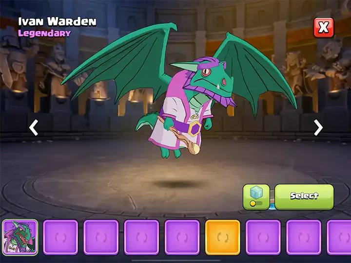 Mash A Rama Season September 2025 - Clash of Clans 55 Ivan Warden - Hero Skin for Grand Warden for Mash A Rama Season September 2025