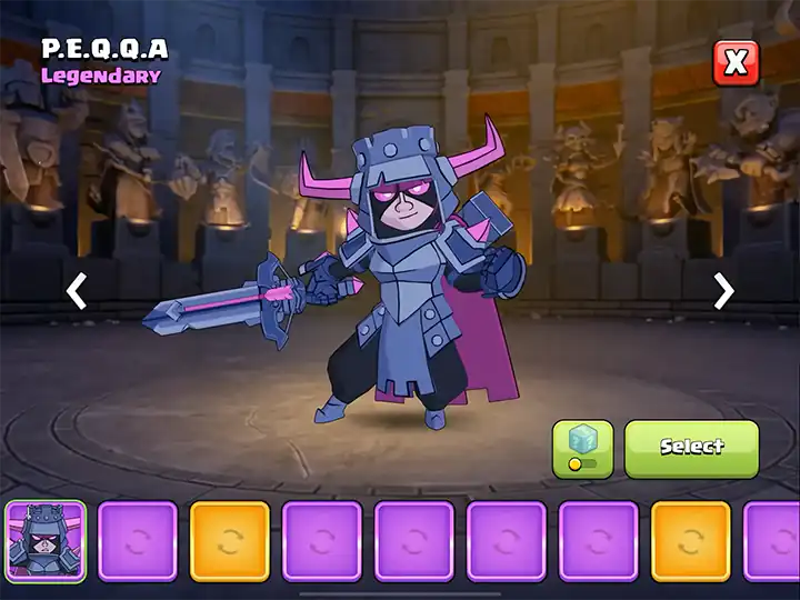 Mash A Rama Season September 2025 - Clash of Clans 54 P.E.E.Q.A Hero Skin for Archer Queen for Mash A Rama Season September 2025