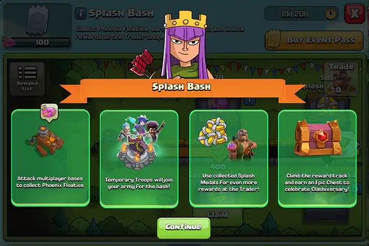Splash Bash Event August 2025 - Clash of Clans 2 Splash Bash Event August 2025 Started - Clash of Clans