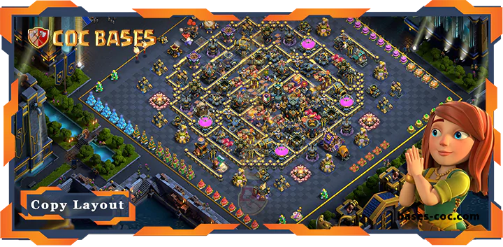 Top Anti 3 Star Base TH17 with Link, Hybrid Layout - Clash of Clans (298) 8 Top Anti 3 Star Base TH17 with Link, Hybrid Layout - Clash of Clans (298)