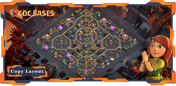 Top Base TH17 Base with Link, War/CWL, Anti 3 Star Layout - Clash of Clans (167) 7 Top Base TH17 Base with Link, WarCWL, Anti 3 Star Layout - Clash of Clans (167)