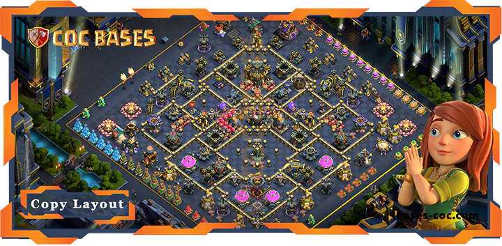 Top Base TH17 with Link, Anti 2 Star, Hybrid Layout - Clash of Clans (238) 8 Top Base TH17 with Link, Anti 2 Star, Hybrid Layout - Clash of Clans (238)