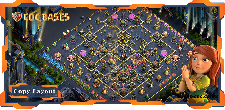 Top Base TH17 with Link, Anti 3 Star Layout - Clash of Clans (202) 8 Top Base TH17 with Link, Anti 3 Star Layout - Clash of Clans (202)