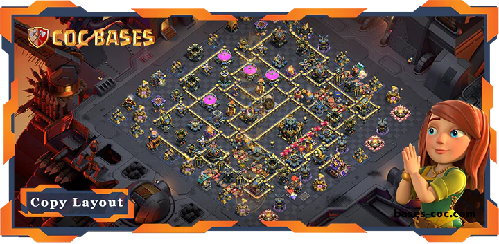 Top Base TH17 with Link, War/CWL, Anti 3 Star Layout - Clash of Clans (281) 9 Top Base TH17 with Link, WarCWL, Anti 3 Star Layout - Clash of Clans (281)