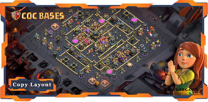 Top Base TH17 with Link, War/CWL, Anti 3 Star Layout - Clash of Clans (285) 10 Top Base TH17 with Link, WarCWL, Anti 3 Star Layout - Clash of Clans (285)