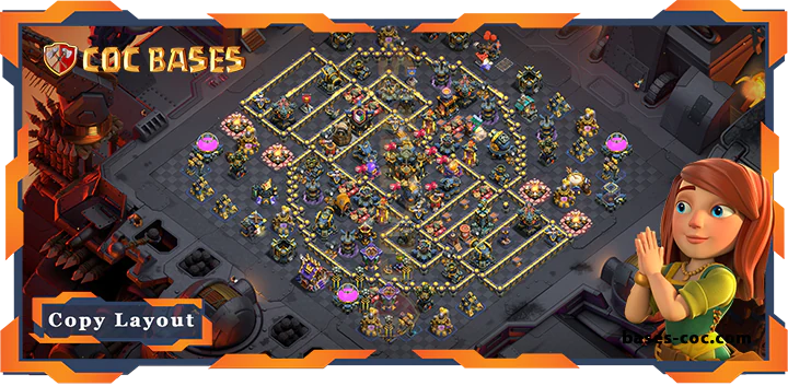 Top Base TH17 with Link, War/CWL, Defense Layout - Clash of Clans (295) 11 Top Base TH17 with Link, WarCWL, Defense Layout - Clash of Clans (295)
