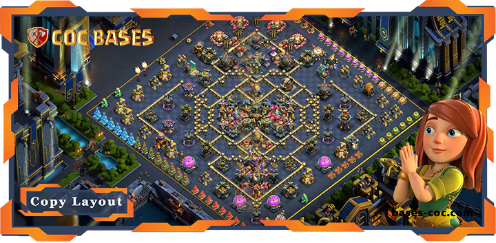 Top Defense Base TH17 with Link, Anti Trophy Layout - Clash of Clans (166) 8 Top Defense Base TH17 with Link, Anti Trophy Layout - Clash of Clans (166)