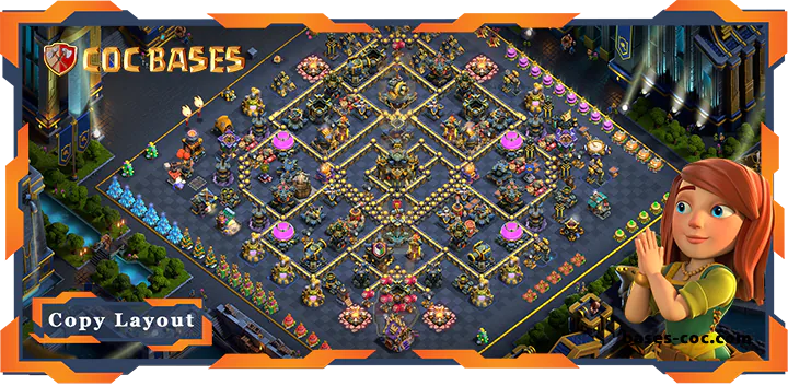 Top Farming Base TH17 with Link, Anti 3 Star, Hybrid Layout - Clash of Clans (270) 12 Top Farming Base TH17 with Link, Anti 3 Star, Hybrid Layout - Clash of Clans (270)