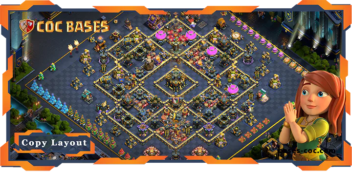 Top Farming Base TH17 with Link, Hybrid Layout - Clash of Clans (243) 3 Top Farming Base TH17 with Link, Hybrid Layout - Clash of Clans (243)