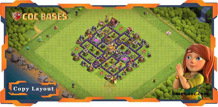 Top Farming Base TH7 with Link, Anti 3 Star, Hybrid Layout - Clash of Clans (316) 9 Top Farming Base TH7 with Link, Anti 3 Star, Hybrid Layout - Clash of Clans (316)