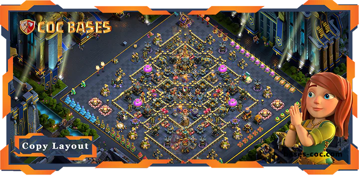 Top Hybrid Base TH17 with Link, Anti 3 Star Layout - Clash of Clans (164) 10 Top Hybrid Base TH17 with Link, Anti 3 Star Layout - Clash of Clans (164)