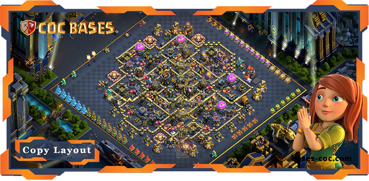 Top Hybrid Base TH17 with Link, Anti Everything, Defense Layout - Clash of Clans (169) 5 Top Hybrid Base TH17 with Link, Anti Everything, Defense Layout - Clash of Clans (169)