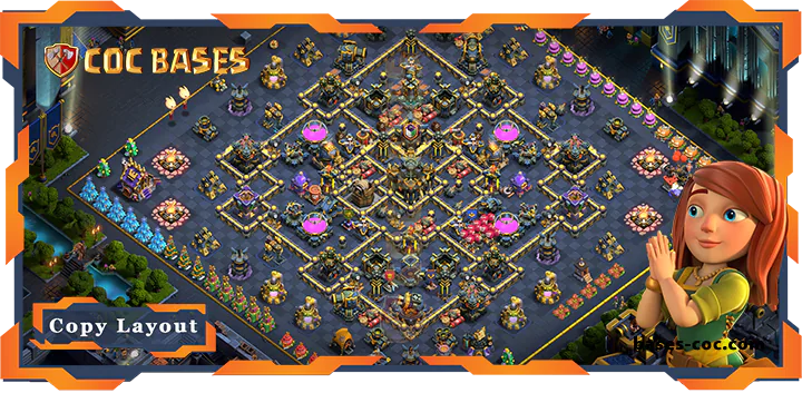 Top Hybrid TH17 with Link, Anti 2 Star Layout - Clash of Clans (323) 7 Top Hybrid TH17 with Link, Anti 2 Star Layout - Clash of Clans (323)