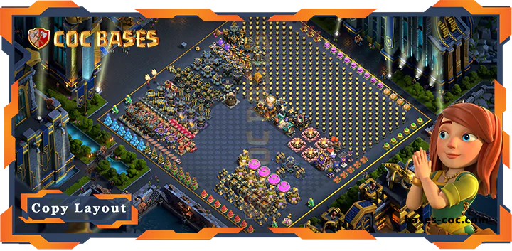 Top Troll Base TH17 with Link, Funny Layout - Clash of Clans (231)
