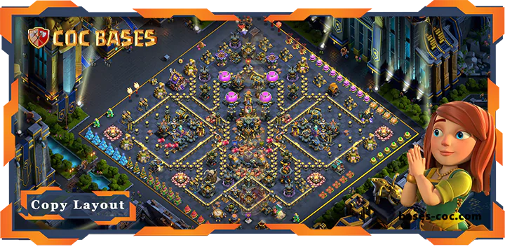 Top Trophy Base TH17 with Link, Defense Layout - Clash of Clans (162) 12 Top Trophy Base TH17 with Link, Defense Layout - Clash of Clans (162)