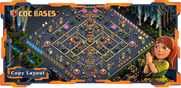 Top Trophy Base TH17 with Link, Defense Layout - Clash of Clans (329) 1 Top Trophy Base TH17 with Link, Defense Layout - Clash of Clans (329)