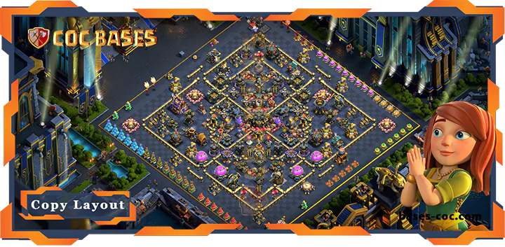 Top Trophy Base TH17 with Link, Hybrid, Defense Layout - Clash of Clans (178) 8 Top Trophy Base TH17 with Link, Hybrid, Defense Layout - Clash of Clans (178)