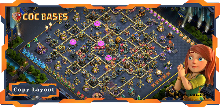 Top Trophy Base TH17 with Link, Hybrid, Defense Layout - Clash of Clans (273) 9 Top Trophy Base TH17 with Link, Hybrid, Defense Layout - Clash of Clans (273)