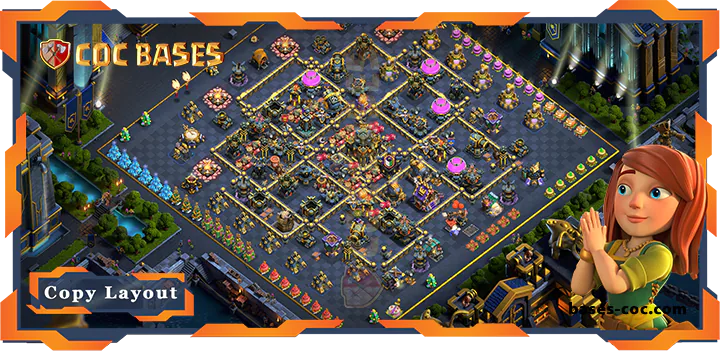 Top Trophy Base TH17 with Link, Hybrid, Defense Layout - Clash of Clans (274) 8 Top Trophy Base TH17 with Link, Hybrid, Defense Layout - Clash of Clans (274)