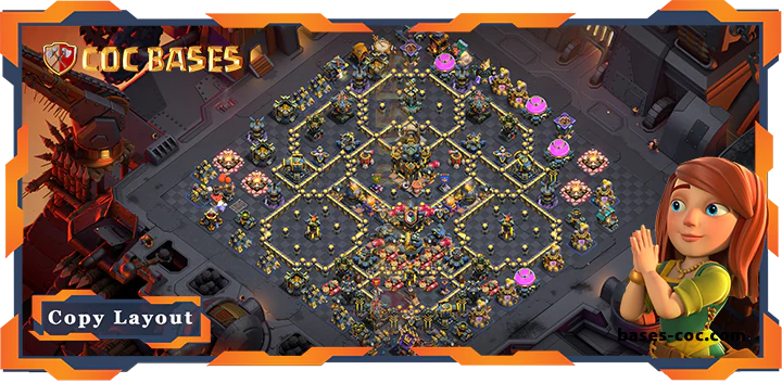 Top War Base TH17 with Link, Anti 3 Star, Anti Everything Layout - Clash of Clans (223) 9 Top War Base TH17 with Link, Anti 3 Star, Anti Everything Layout - Clash of Clans (223)