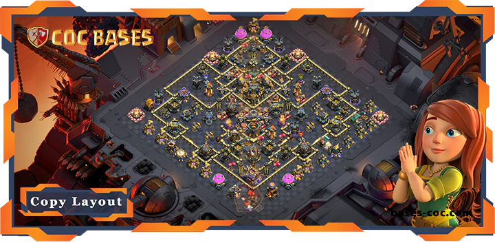 Top War Base TH17 with Link, Anti 3 Star Layout - Clash of Clans (197) 12 Top War Base TH17 with Link, Anti 3 Star Layout - Clash of Clans (197)
