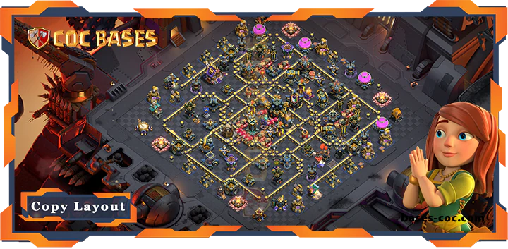 Top War Base TH17 with Link, Anti 3 Star Layout - Clash of Clans (213) 9 Top War Base TH17 with Link, Anti 3 Star Layout - Clash of Clans (213)