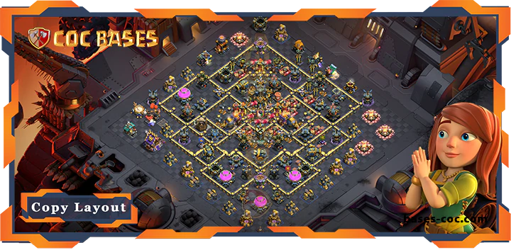 Top War Base TH17 with Link, Anti 3 Star Layout - Clash of Clans (235) 11 Top War Base TH17 with Link, Anti 3 Star Layout - Clash of Clans (235)