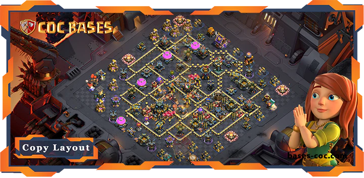 Top War Base TH17 with Link, Anti Everything, Defense Layout - Clash of Clans (200) 10 Top War Base TH17 with Link, Anti Everything, Defense Layout - Clash of Clans (200)