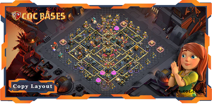 Top War Base TH17 with Link, Anti Everything, Defense Layout - Clash of Clans (201) 9 Top War Base TH17 with Link, Anti Everything, Defense Layout - Clash of Clans (201)