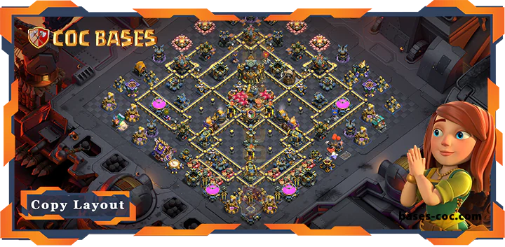 Top War Base TH17 with Link, Anti Everything, Defense Layout - Clash of Clans (303) 3 Top War Base TH17 with Link, Anti Everything, Defense Layout - Clash of Clans (303)