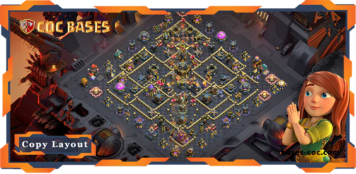 Top War Base TH17 with Link, Defense Layout - Clash of Clans (198) 1 Top War Base TH17 with Link, Defense Layout - Clash of Clans (198)