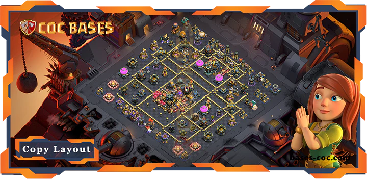 Top War Base TH17 with Link, Defense Layout - Clash of Clans (221) 1 Top War Base TH17 with Link, Defense Layout - Clash of Clans (221)
