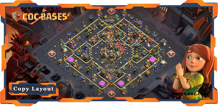 Top War Base TH17 with Link, Defense Layout - Clash of Clans (233) 1 Top War Base TH17 with Link, Defense Layout - Clash of Clans (233)